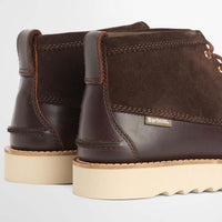 Olive/Dark Brown Barbour Mens Hadston Chukka Boot TAB
