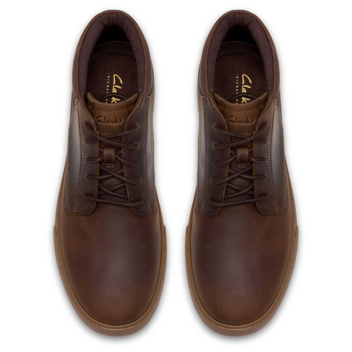 Clarks Mens Lydford Mid Trainers