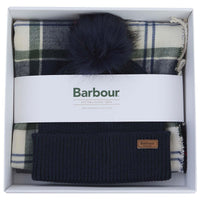 Barbour Womens Beanie & Hailes Scarf Gift Set