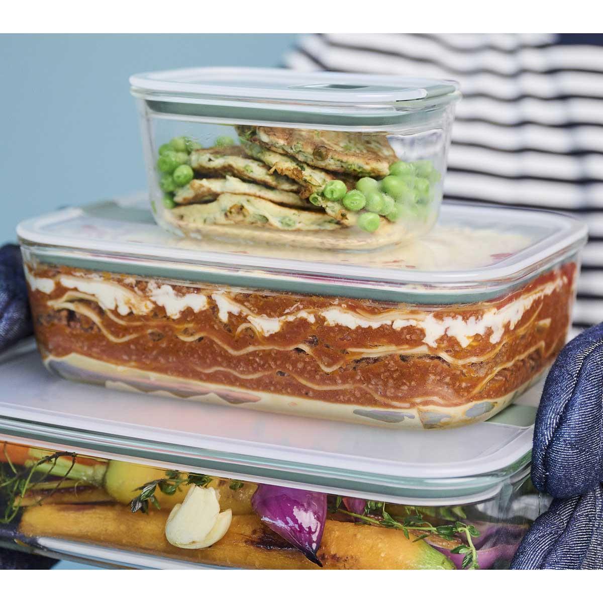 Mepal EasyClip Glass Storage Box 1500ml