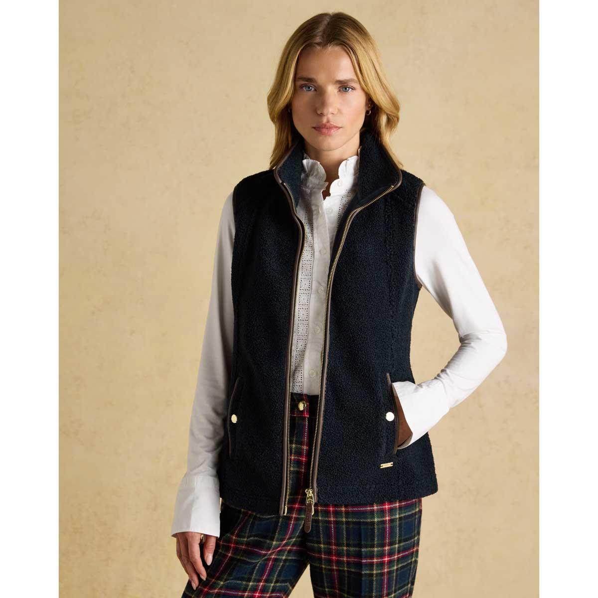 Joules Womens Borg Heritage Fleece Gilet