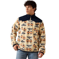 Oxford Tan Arrows Ariat Mens Basics Fleece Pullover