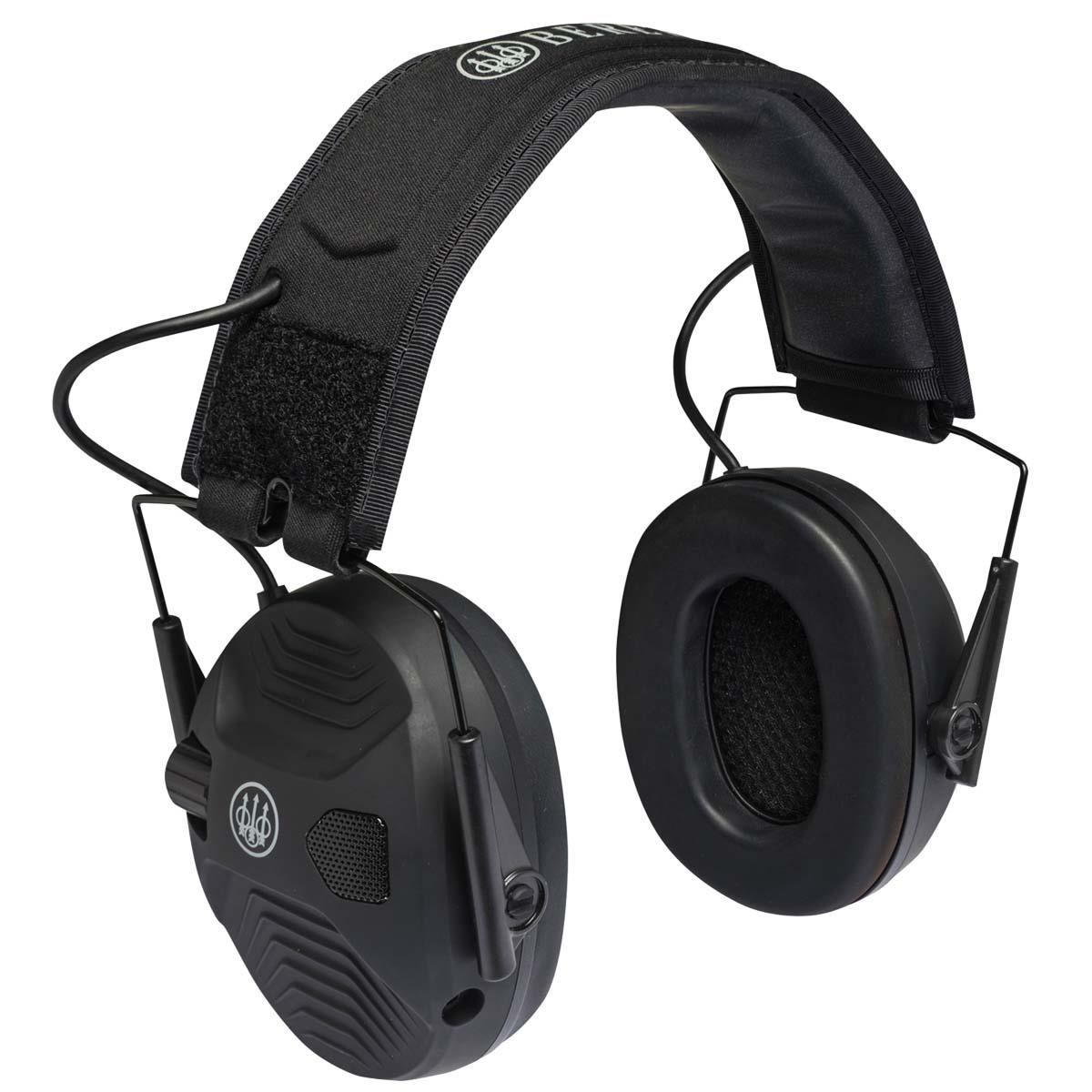Black Beretta Electronic Earmuffs Open