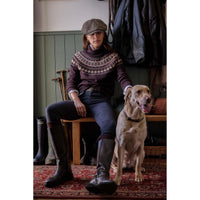 Dark Choc Barbour Womens Theodora Riding Boot LS