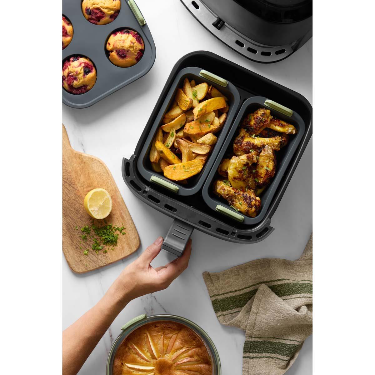 Lekue Air Fryer Rectangular Basket In Air Fryer Lifestyle