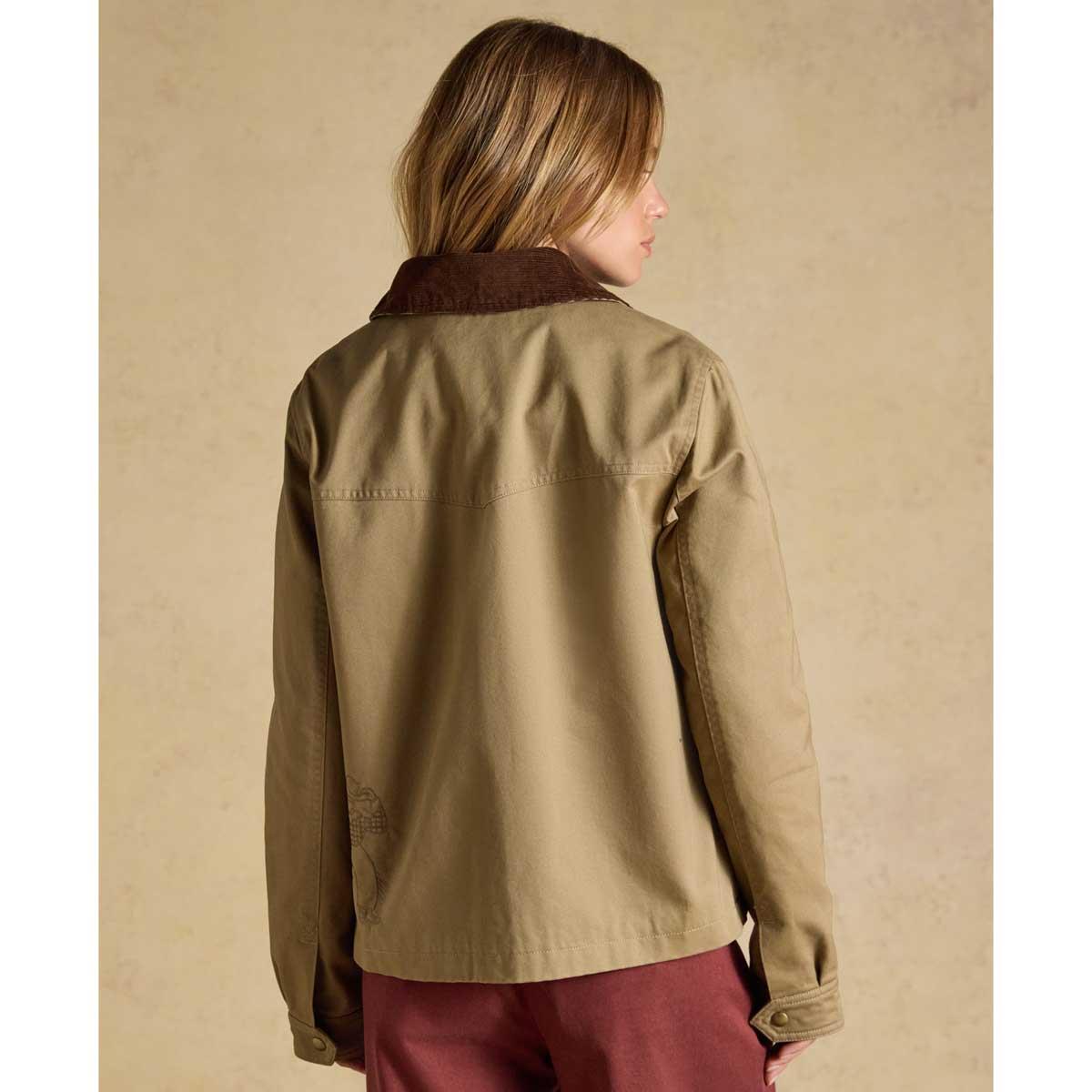 Tan Brown Joules Womens Barn Jacket Back
