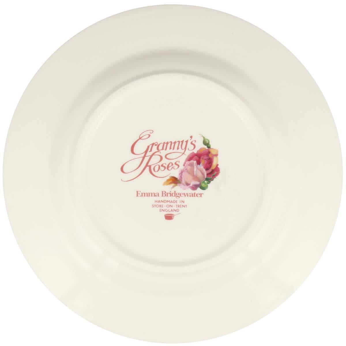 Emma Bridgewater Granny's Roses Medium 8.5 Inch Dinner Plate Base