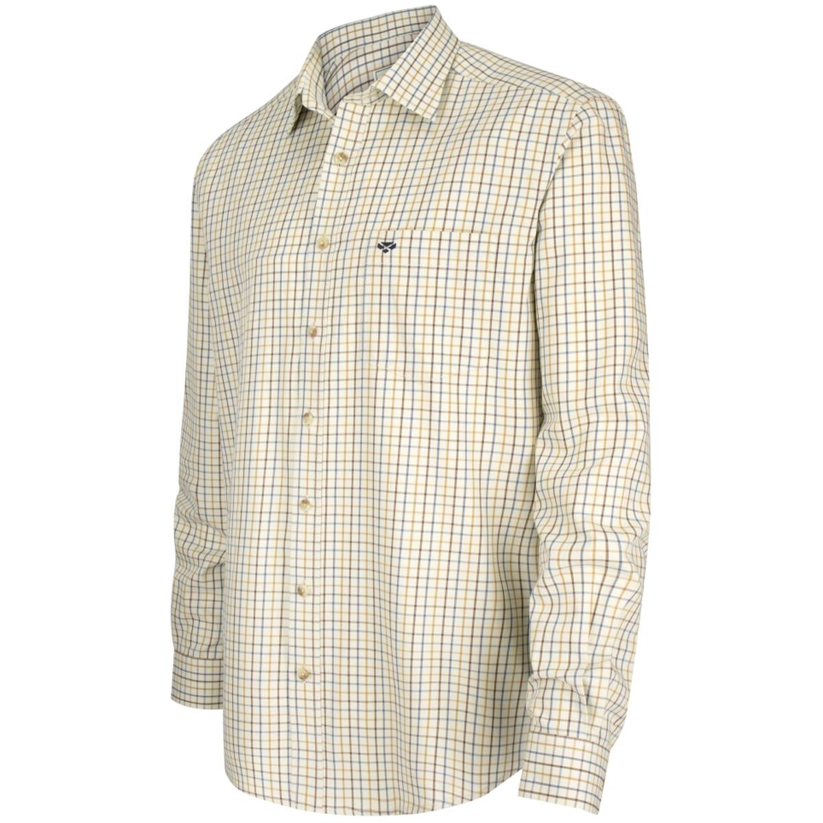 Hoggs Of Fife Mens Inverness Cotton Tattersall Shirt