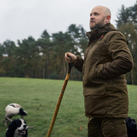 Pine Green/Dark Brown Seeland Mens Key-Point Elements Jacket Lifestyle