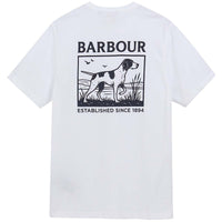 Barbour Mens Setter Graphic Tailored T-Shirt BACK
