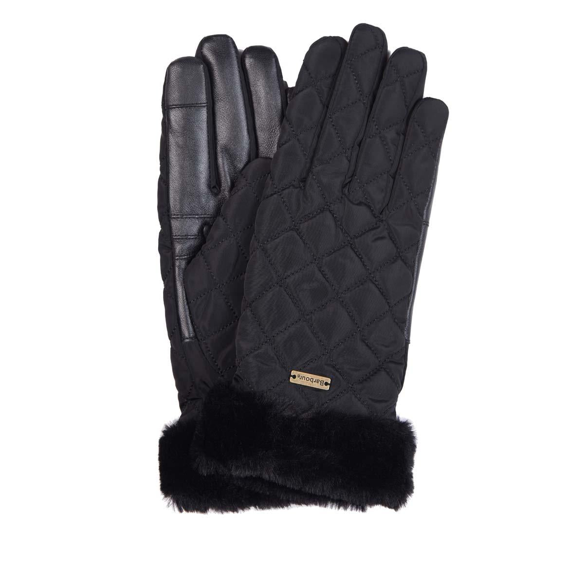 Black Barbour Womens Norwood Gloves