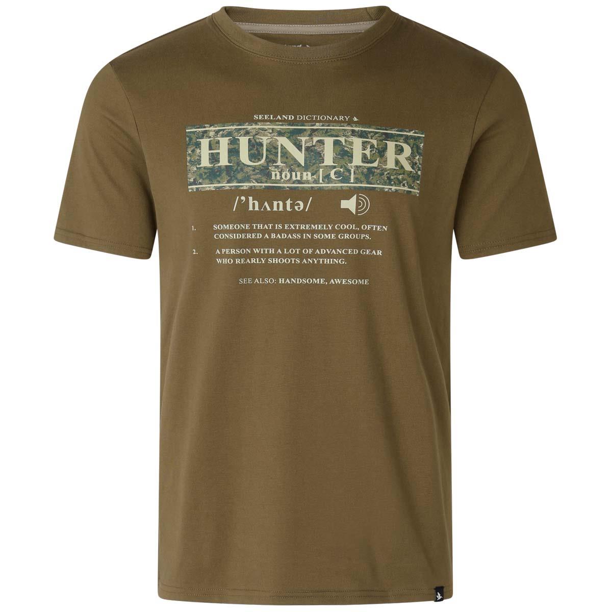 Military Olive Seeland Men's Dictionary T-Shirt