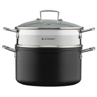 Le Creuset 3 Ply Stainless Steel Large Multi-Steamer With Glass Lid
