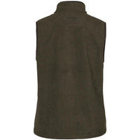 Pine Green Melange Seeland Mens Woodcock Earl Fleece Waistcoat Back