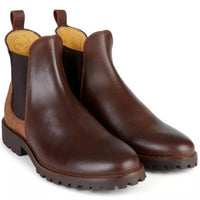 Le Chameau Jameson Quilted Chelsea Boot Caramel