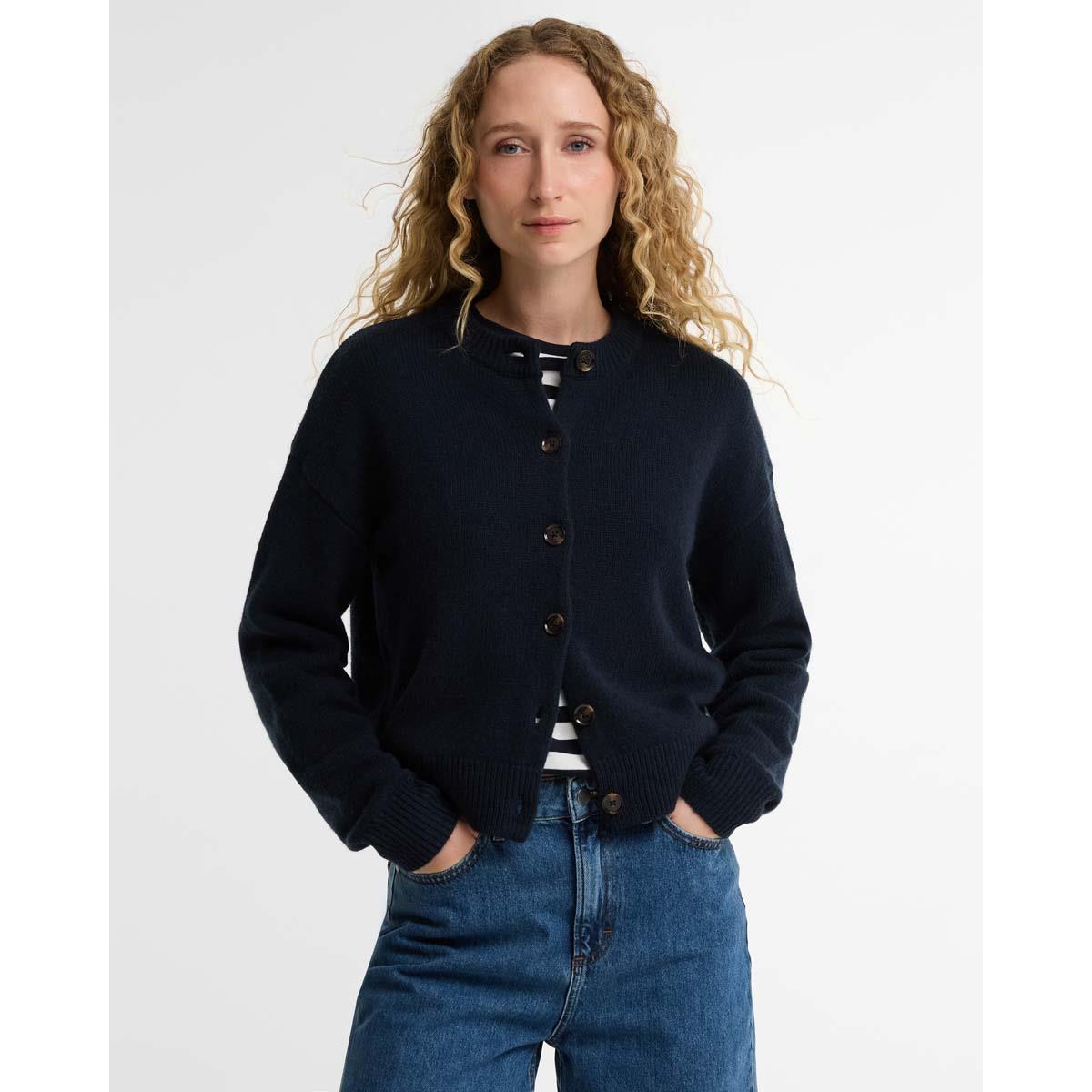Barbour Womens Woodhouse Cashmere Blend Knitted Cardigan