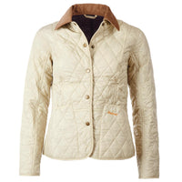 Pearl/Navy Barbour Womens Summer Liddesdale Quilted Jacket