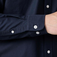 Navy Helly Hansen Mens Shore L/S Shirt CUFFS