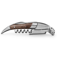 Le Creuset Wine Accessories Premium Waiters Corkscrew black walnut wood