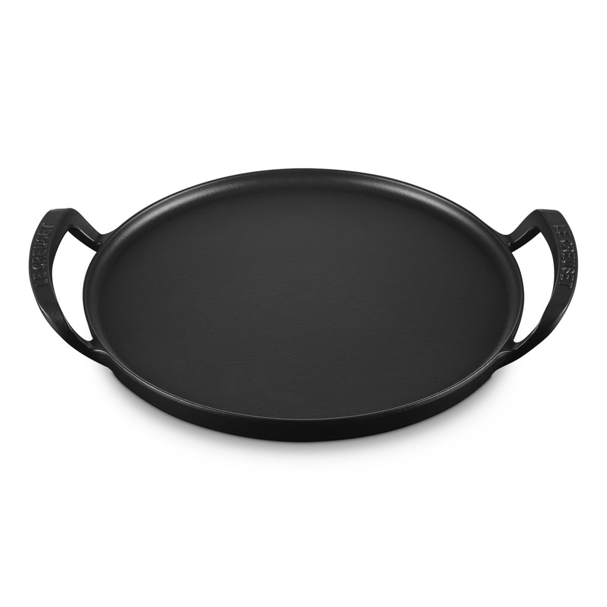 Le Creuset Cast Iron BBQ Round Pizza Pan inside