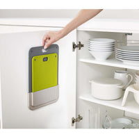 Grey Joseph Joseph DoorStore Chop 2 Piece Set CUPBOARD