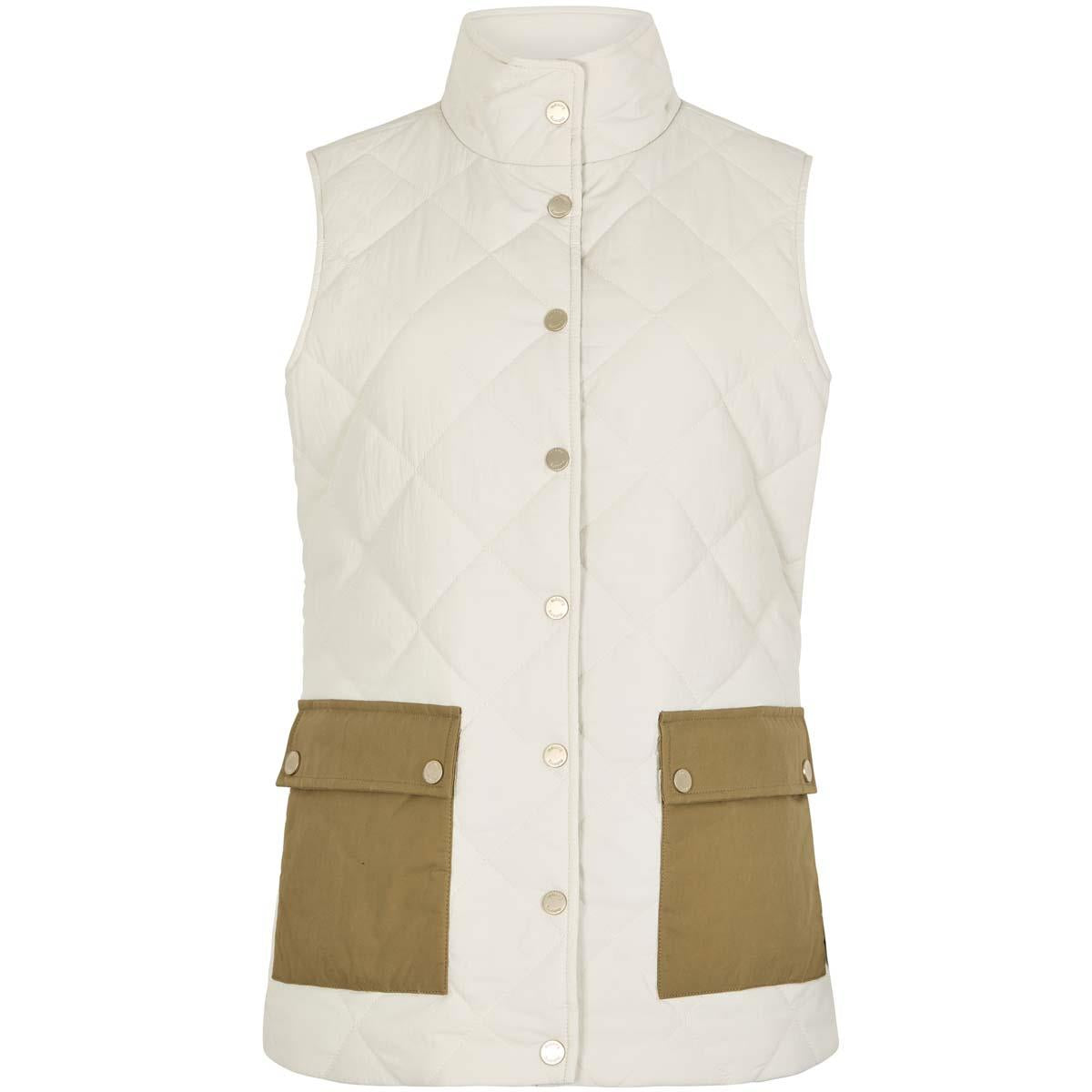Bone Dubarry Womens Clashmore Quilted Gilet