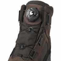 Dark Brown Seeland Mens Enduro Dial Mid Boots Lacing Detail