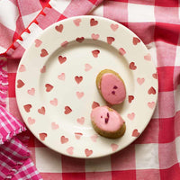 Emma Bridgewater Pink Hearts 10 1/2 Inch Plate