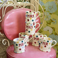 Emma Bridgewater Polka Dot Mr & Mrs Mug Set LS