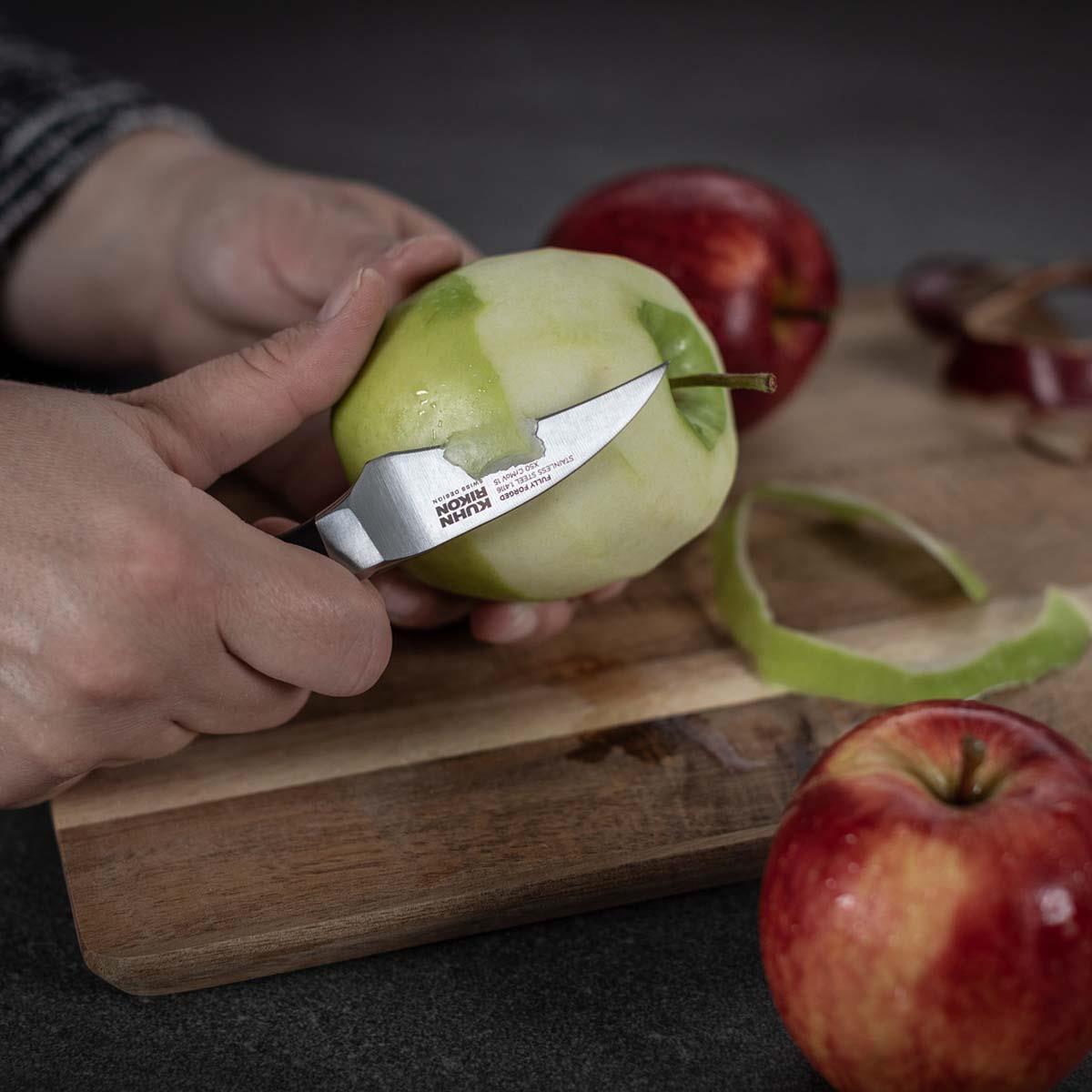 Kuhn Rikon Culinary Forged Peeling Knife In Use