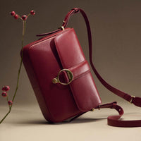Barbour Womens Rosa Leather Crossbody Bag