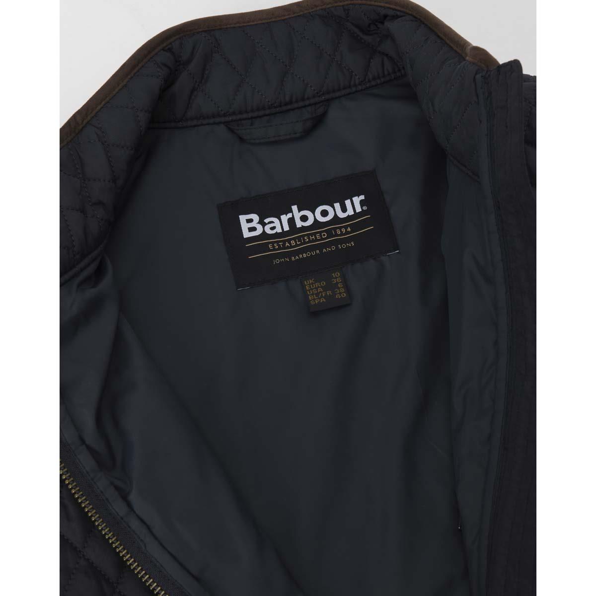 Navy Barbour Womens Basswood Gilet inner