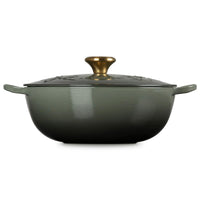 Thyme Le Creuset Classic Cast Iron Holly Soup Pot 26cm Side View