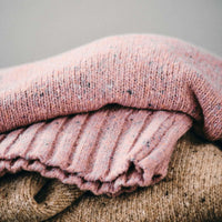 Pink Blush Barbour Womens Lavensdale Crew Knitted Jumper Lifestyle
