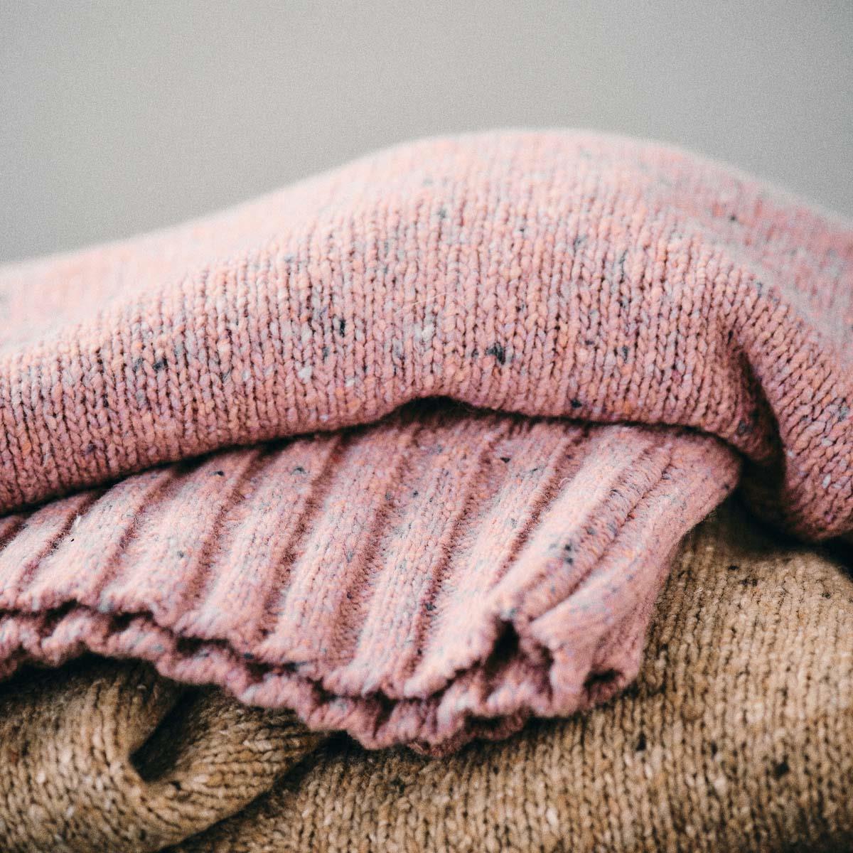 Pink Blush Barbour Womens Lavensdale Crew Knitted Jumper Lifestyle