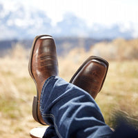Wicker Ariat Mens Rambler Western Boot Lifestyle
