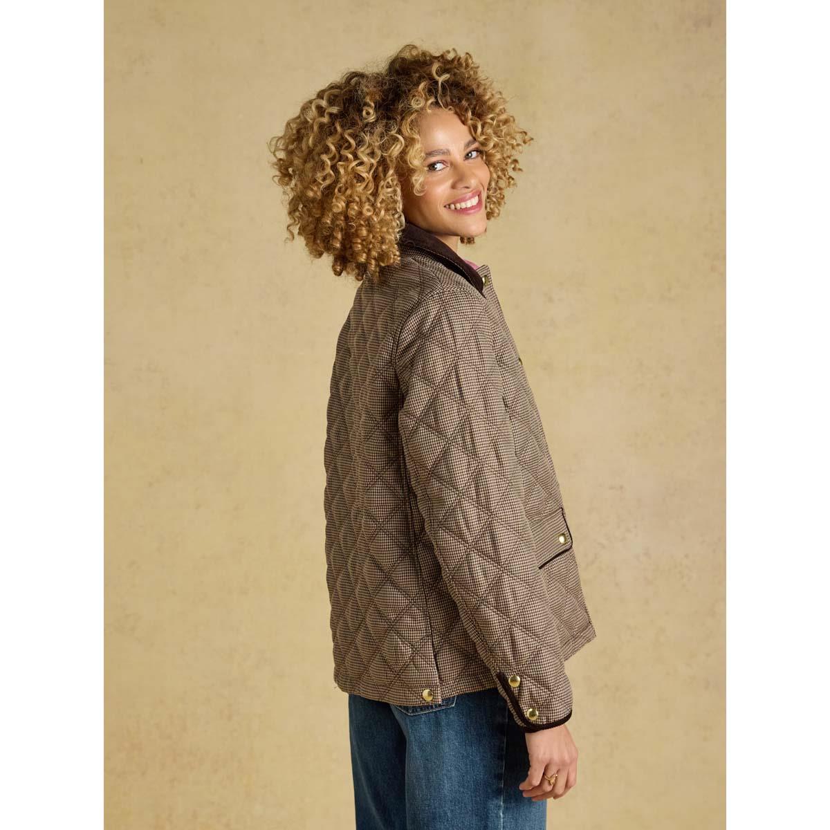 Joules Womens Harrogate Showerproof Quilted Jacket