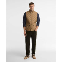 SANDSTONE Barbour Mens New Lowerdale Gilet ON MODEL