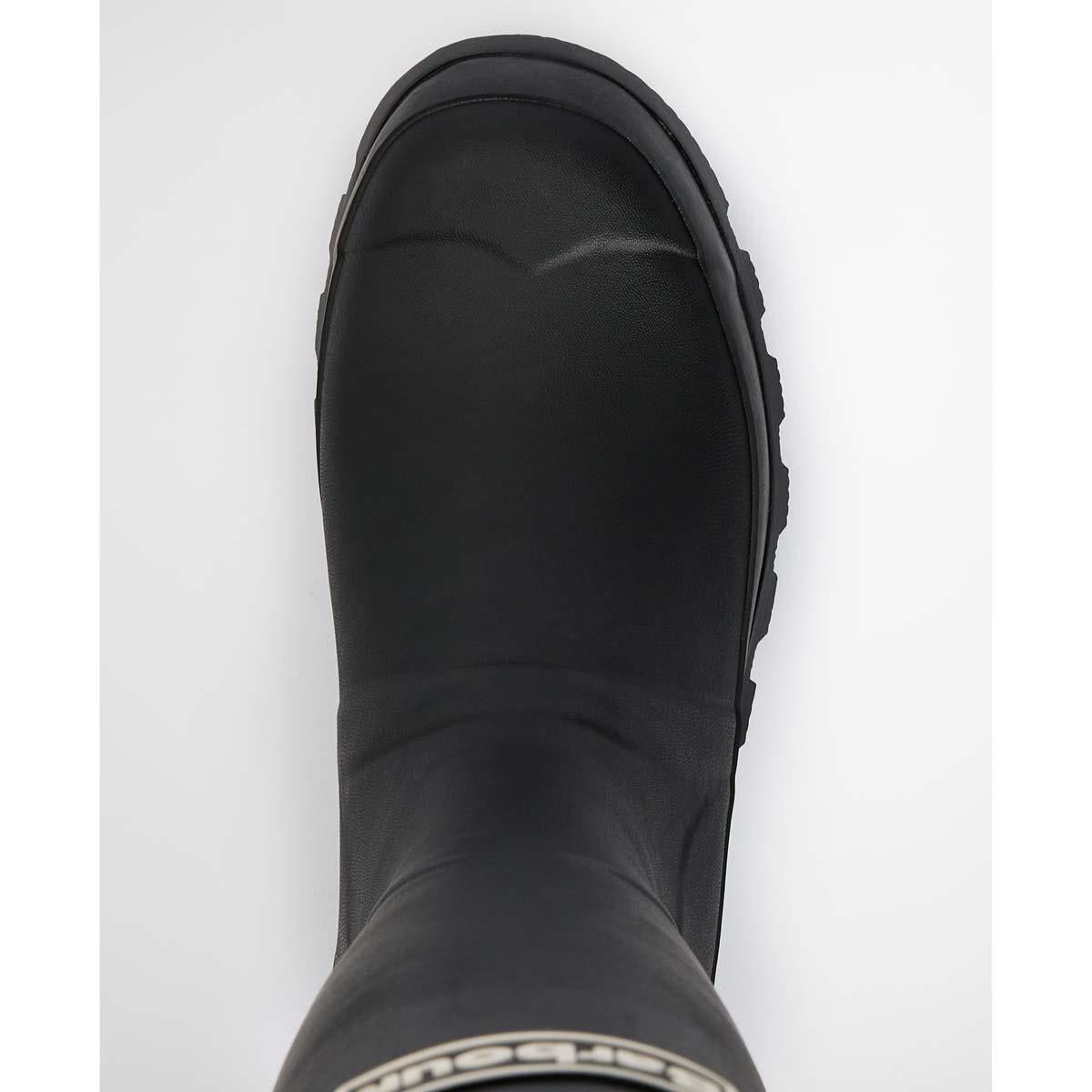 Black Barbour Bede Wellies Ladies toe