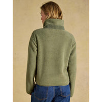 Joules Womens Short Tilly Quarter Zip Fleece Jumper
