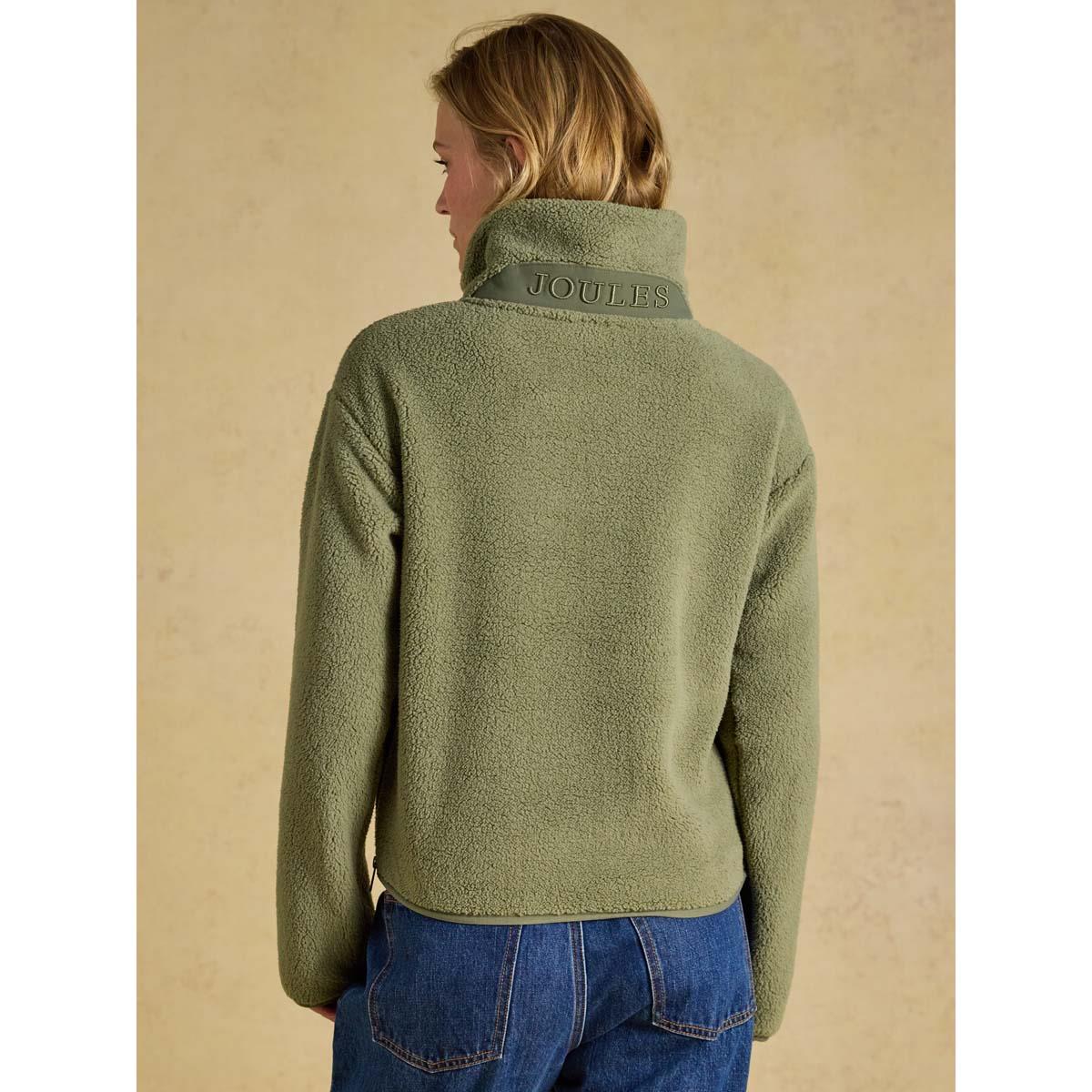 Joules Womens Short Tilly Quarter Zip Fleece Jumper