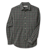 Pine Cream Red R.M. Williams Mens Lincoln Regular Oxford Shirt
