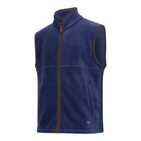 Nordic Blue Hoggs Of Fife Mens Stenton Fleece Gilet
