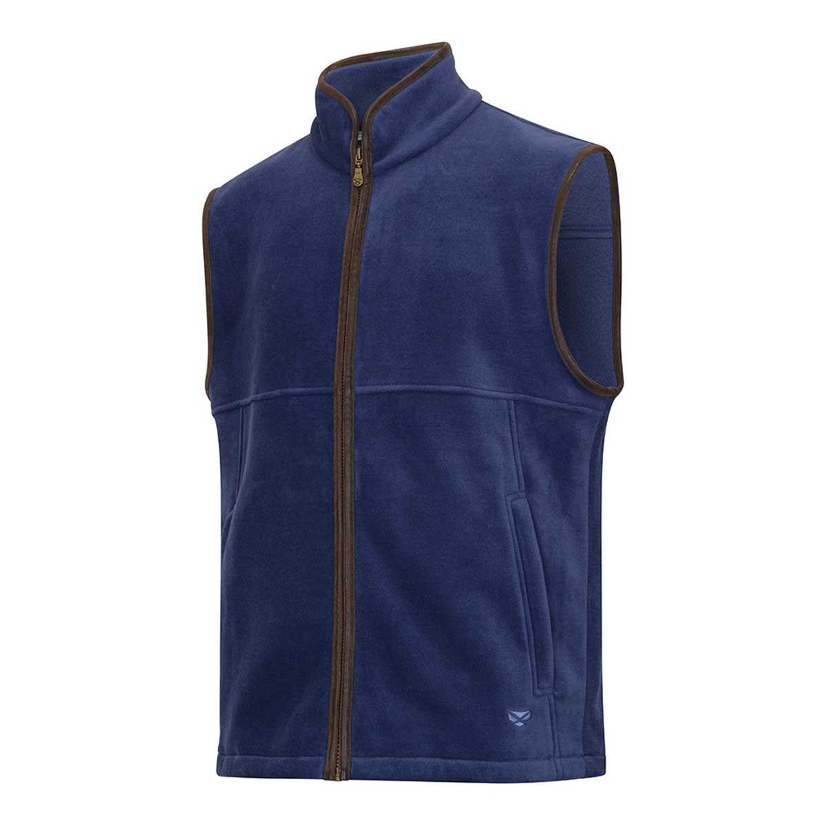 Nordic Blue Hoggs Of Fife Mens Stenton Fleece Gilet