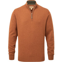 Schoffel Mens Lewis Lambswool 1/4 Zip Jumper