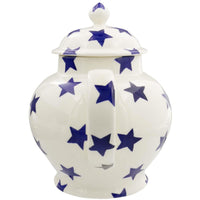Emma Bridgewater Blue Star 4 Mug Teapot BACK