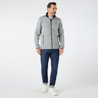 Grey Musto Mens Knitted Fleece