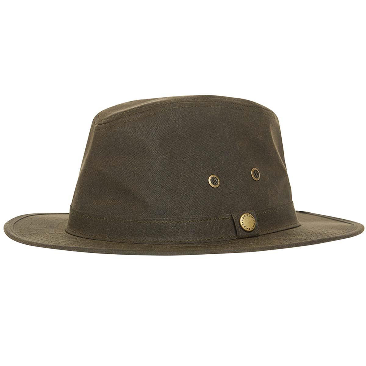 Barbour Mens Crayton Wax Safari Hat