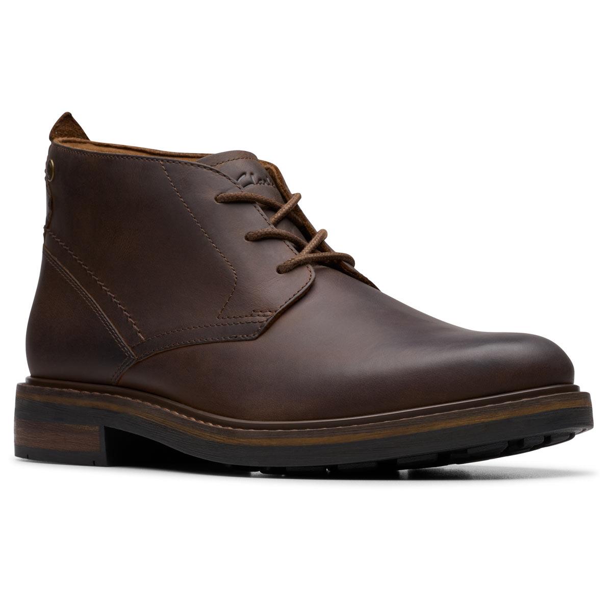 Clarks Mens Newford Mid Chukka Boots