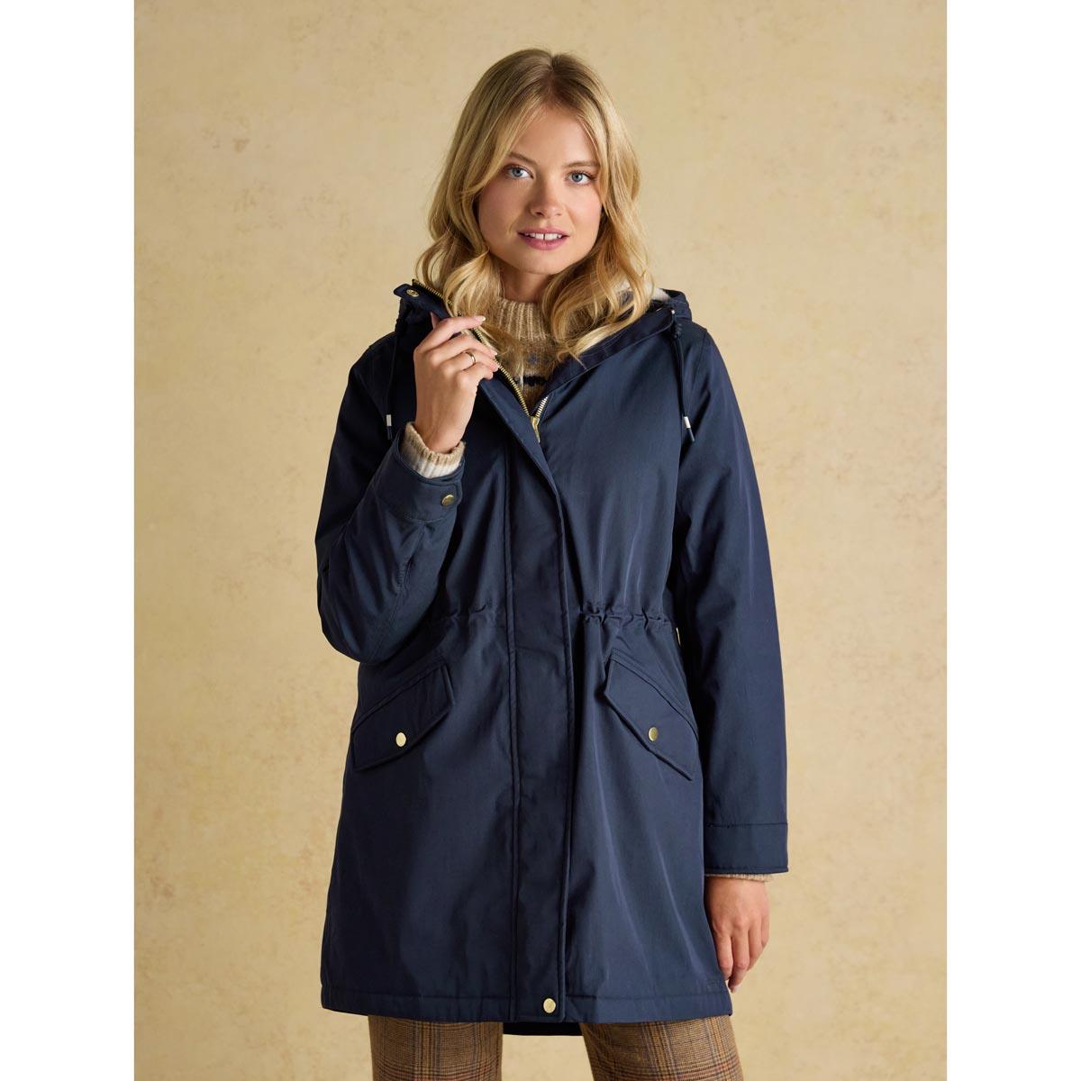 Joules Womens Portwell Cosy Waterproof Coat